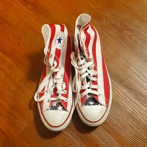 American flag converse